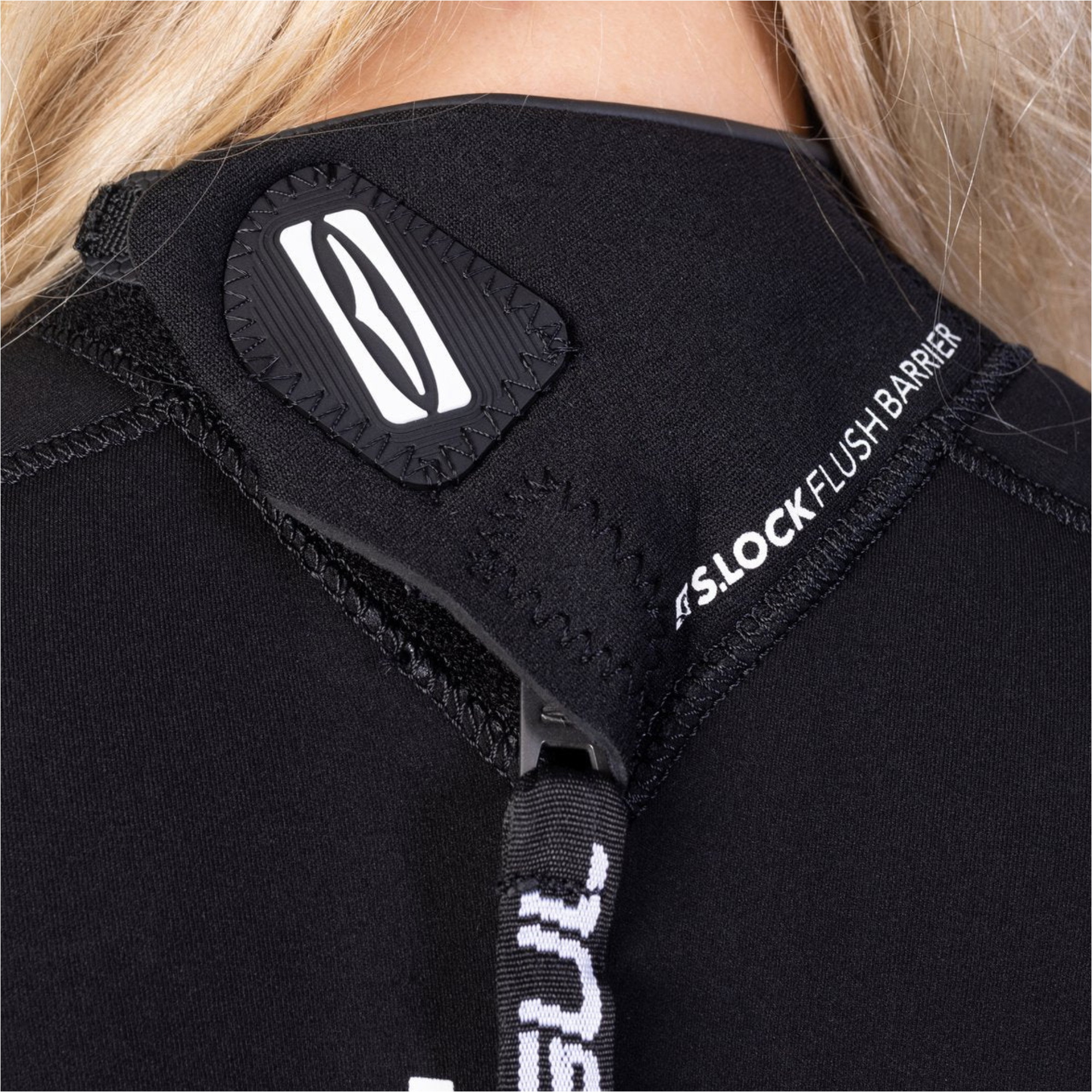 2026 Gul Dames Response 3/2mm Gbs Rug Ritssluiting Wetsuit RE1232-C1 - Black